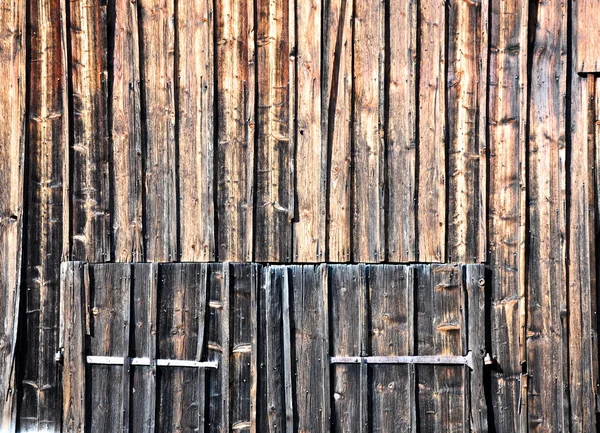 Dřevo textury a zeď — Stock fotografie