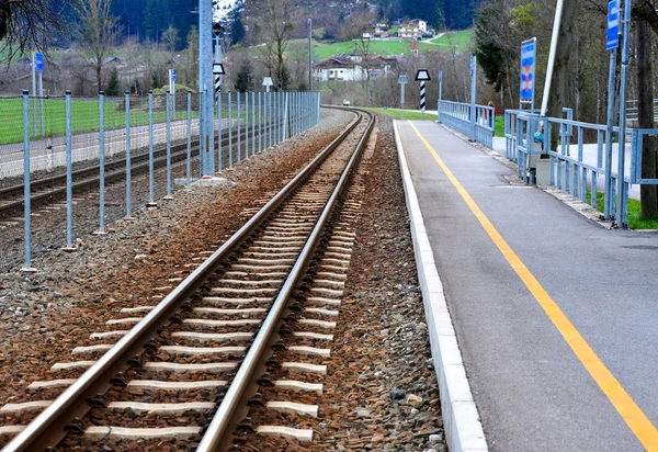 Alpen trein — Stockfoto