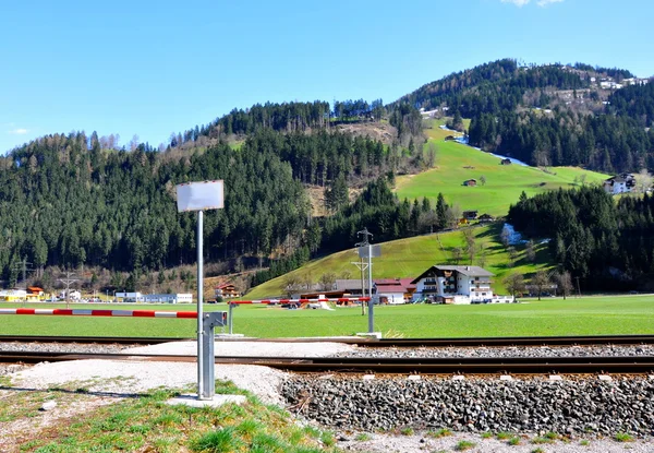 Alpler tren — Stok fotoğraf