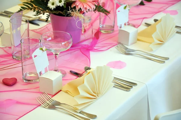 Wedding table — Stock Photo, Image