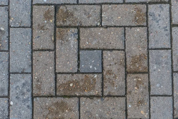 Stone Pavement Rectangular Paving Slabs Background Texture — Stockfoto