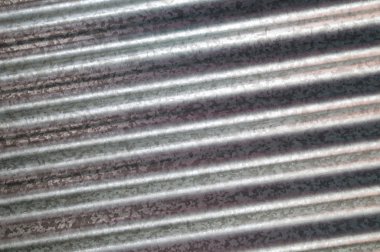 Çinko galvanizli oluklu metal doku köşegen