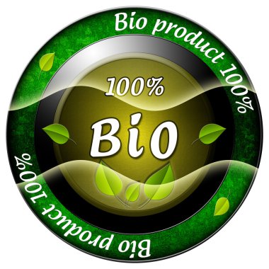 Bio ürün 100 simgesi