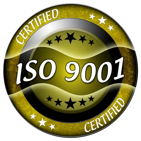 Iso 9001 icon — Stock Photo, Image