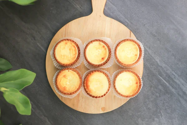 Tart Cheese Tart Tart Tray Serve — Stock Photo, Image