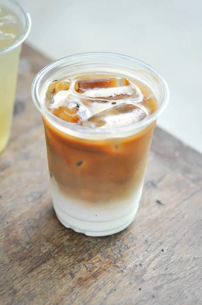 Coffee Iced Coffee Iced Cappuccino Coffee Serve — Stok Foto