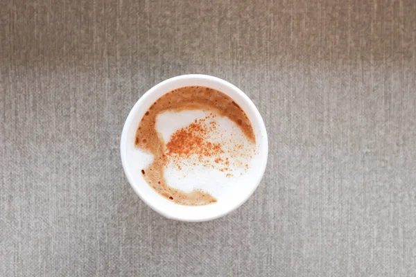 Hot Cofffee Cappuccino Coffee Latte Coffee Mocha Coffee Top View — Stock Photo, Image
