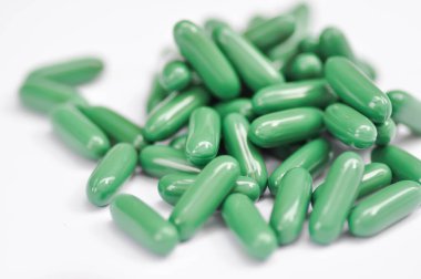 İlaç veya ilaç, hap, hap ve kapsül veya yeşil ilaç