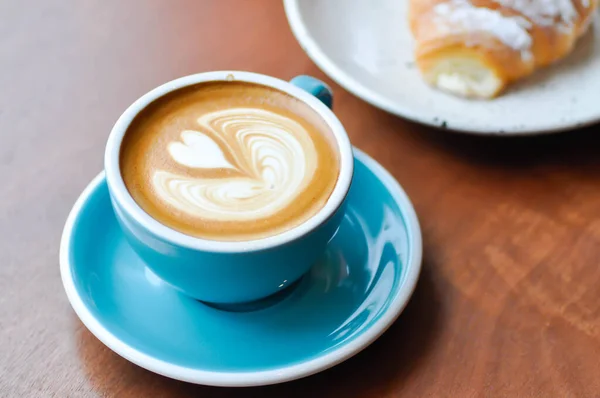 Ζεστό Καφέ Καπουτσίνο Καφέ Καφέ Latte Σκέτο Λευκό Καφέ — Φωτογραφία Αρχείου