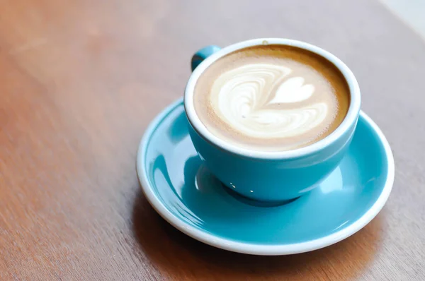 Heißer Kaffee Cappuccino Oder Latte Coffee Oder Flacher Weißer Kaffee — Stockfoto