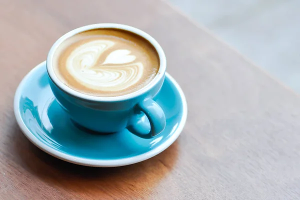 Heißer Kaffee Cappuccino Oder Latte Coffee Oder Flacher Weißer Kaffee — Stockfoto