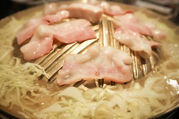 Cerdo Parrilla Tocino Parrilla Cerdo Parrilla Horno Comida Coreana —  Fotos de Stock