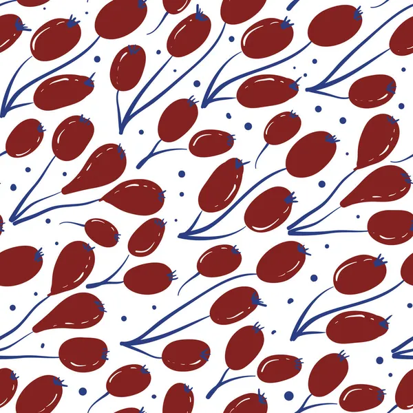 Elle çizilmiş böğürtlenli, pürüzsüz bir şekil. Klasik mavi beyaz kompozisyonda desen. Taze ve canlı..