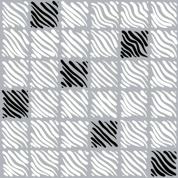 El çizimi çizgileri olan kusursuz vektör deseni.