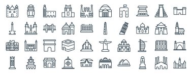 Kamboçya, ulusal anıtlar, pula arenası, Filipinler, Chiang kai shek anıt salonu, Avila 'daki ortaçağ duvarları, anıt türbesi gibi 40 adet düz eser web simgesi.