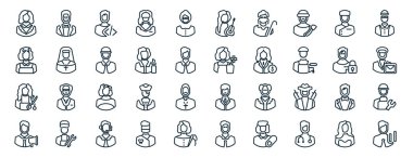 40 düz meslek ve iş alanı kümesi Rapor, sunum, diyagram, web gibi satır biçimi simgeleri