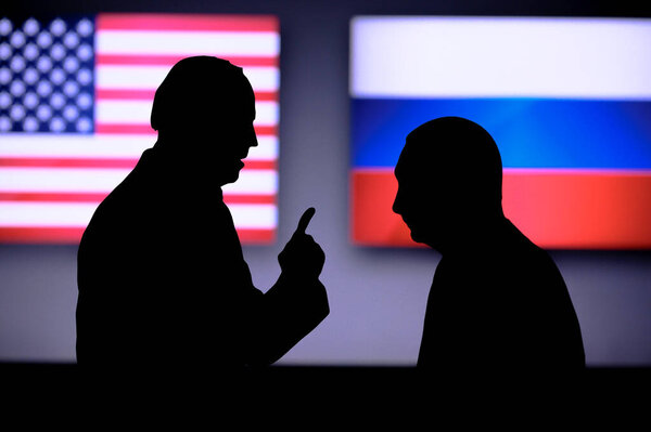 MOSCOW, RUSSIA, 24. FEBRUARY: Russian President Vladimir Putin and US President Joe Biden are discussing the conflict between Russia and Ukraine