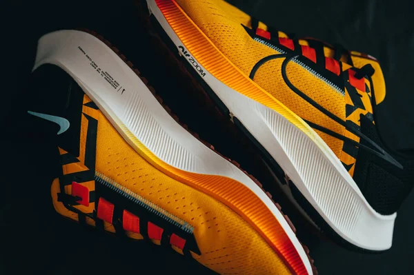Paris France May 2022 Nike Running Shoes Pegasus Yellow Black — Fotografia de Stock