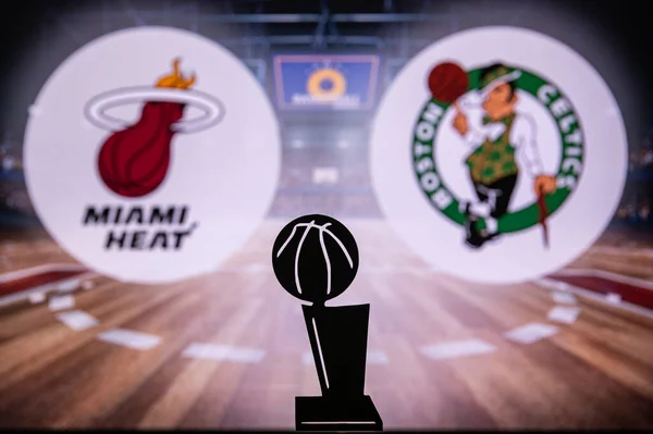 Miami Usa May 2022 Miami Heat Boston Celtics Nba Eastern — Photo