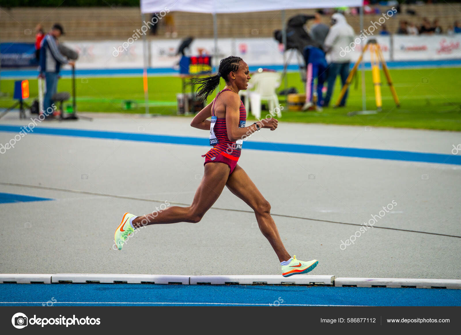 Samorin Slovakia July Gudaf Tsegay Long Distance Female Runner