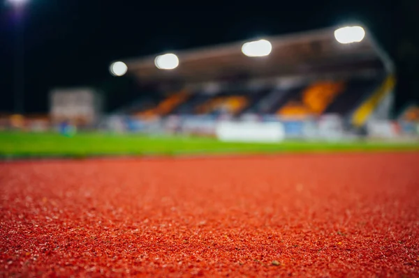 Track Field Background Red Athletics Track Blurred Background — Stock Photo, Image