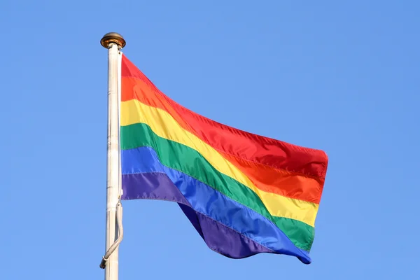 Bandera del arco iris — Foto de Stock