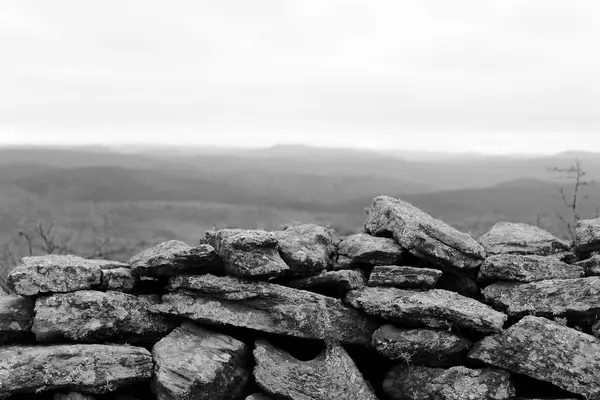 Valla de piedra — Foto de Stock