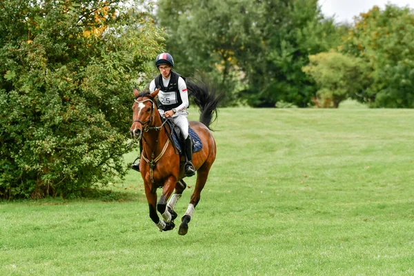 Strzegom October Festival Morawa Polonia Octubre 2021 Competidor Polaco Michal — Foto de Stock