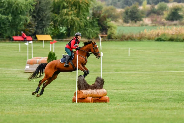 Strzegom October Festival Morawa Pologne Octobre 2021 Compétitrice Tchèque Anna — Photo