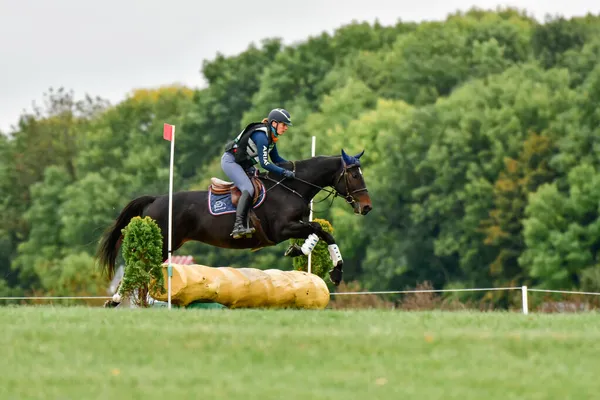 Strzegom October Festival Morawa Polsko Říjen 2021 Polská Závodnice Daria — Stock fotografie