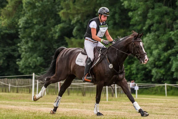 Strzegom Horse Trials Morawa Poland June 2022 Dutch Merel Blom — Photo