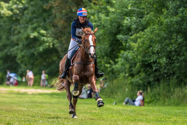 Strzegom Horse Trials Morawa Poland June 2022 Dutch Sanne Jong — Fotografia de Stock