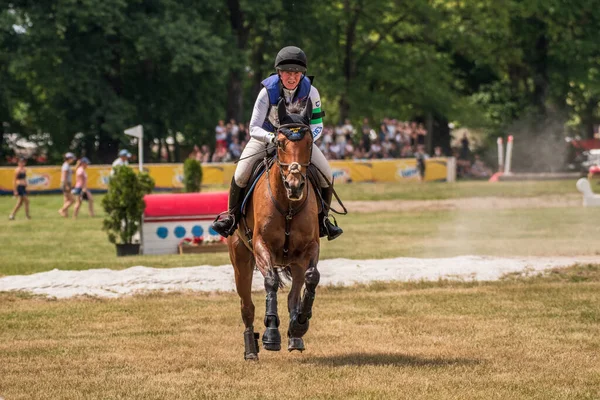 Strzegom Horse Trials Morawa Poland June 2022 Swedish Stina Arosenius — Fotografia de Stock