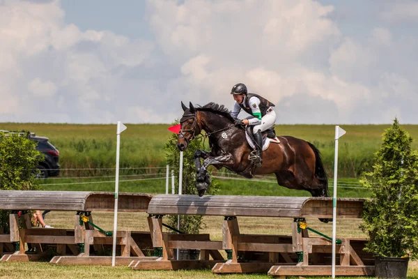 Strzegom Horse Trials Morawa Poland June 2022 German Jule Wewer — ストック写真