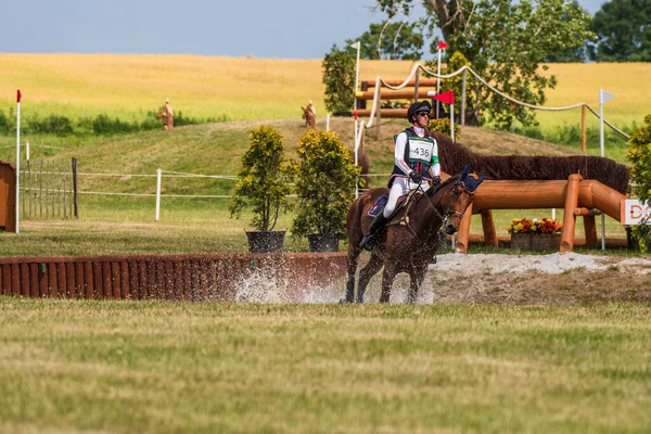 Strzegom Horse Trials Morawa Poland June 2022 Polish Jan Kaminski — Fotografia de Stock
