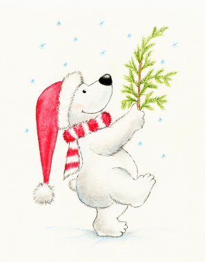 Sevimli Noel Ayısı