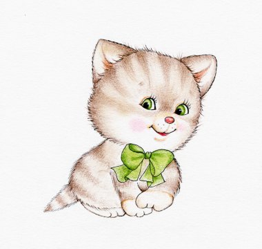 şirin kedi yavrusu