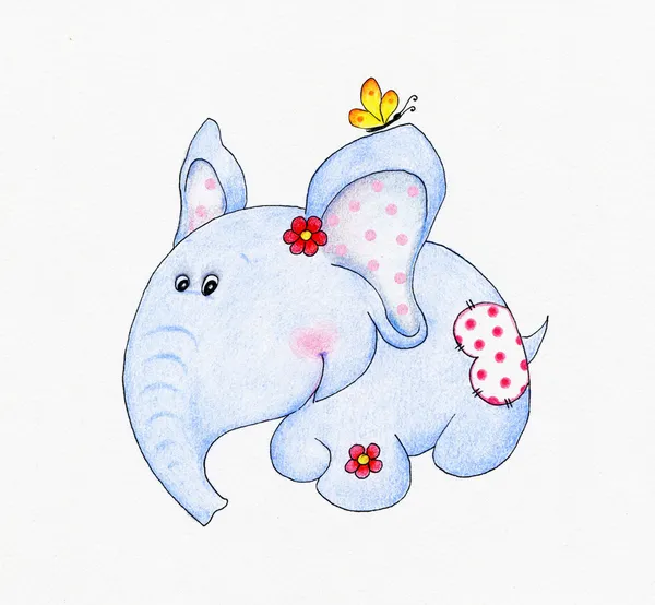 Cute elephant — Stock Photo, Image