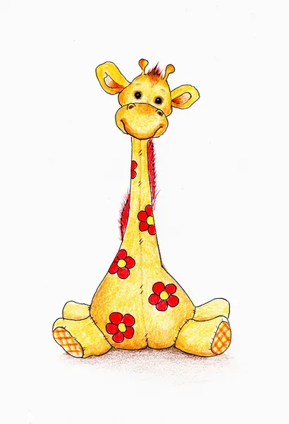 Söt giraff — Stockfoto