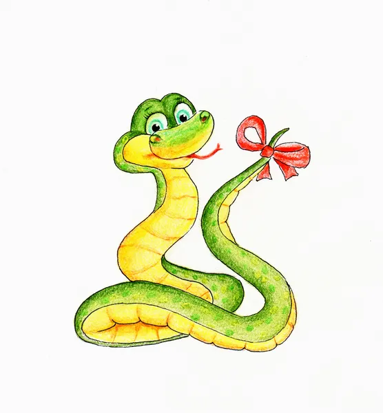 Funny snake — Stock Photo, Image