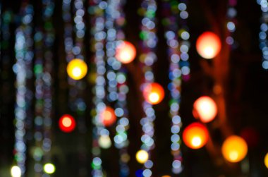 Bulanık arkaplan, hafif toplu parti gecesi....