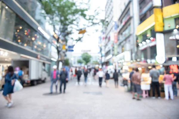 Turva Multidão Asiática Pessoas Viajantes Wlking Compras Mercado Rua Shopping — Fotografia de Stock