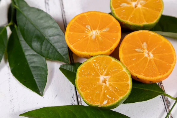 Rangpur Citrus Limonia Citrus Reticulata Medica Veces Llamado Lima Rangpur — Foto de Stock