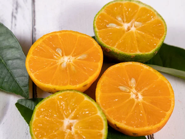 Rangpur Citrus Limonia Citrus Reticulata Medica Vezes Chamado Limão Rangpur — Fotografia de Stock