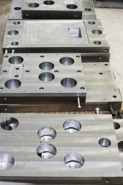 punch press kalıp. Torna ve freze Sanayi Çelik detay.