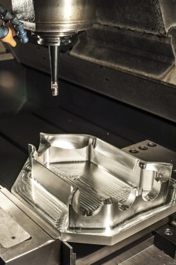 Endüstriyel metal kalıp freze. metal işleme.