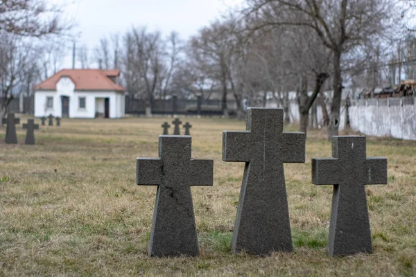 Odessa Ucrânia 2022 Terceiro Cemitério Cristão Alemão — Fotografia de Stock