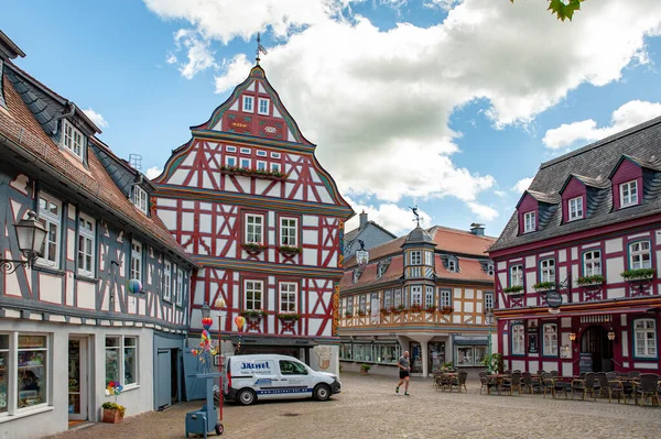 Idstein Hessn Hessen 2022 German City Idstein Old Buildings Inner — Zdjęcie stockowe