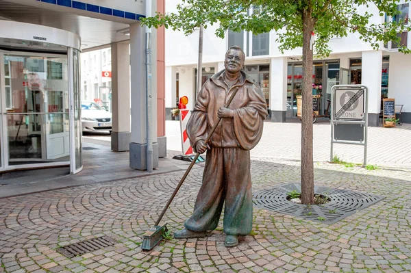 Idstein Hessn Hessen 2022 Monument Harry Von Gass Idstein Pedestrian — Fotografia de Stock