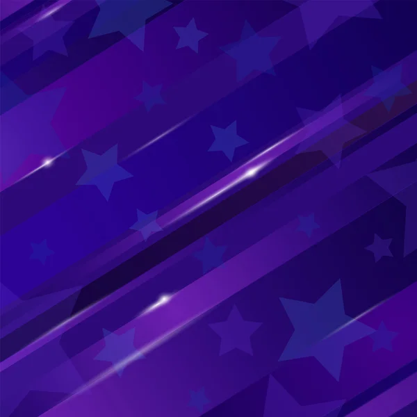 Fondo lineal abstracto con estrellas para el diseño — Vector de stock